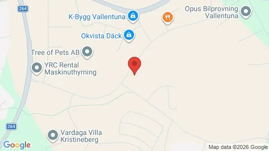 Fastighetsmarker till försäljning i Vallentuna - Bild från Google Street View